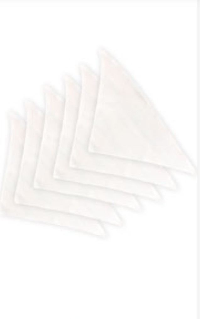Pañuelos Blancos x6